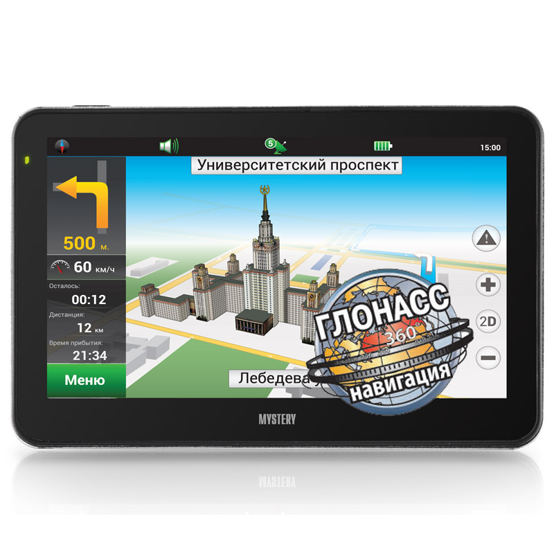 CD,MPEG4-плейер с навигацией MYSTERY MNS-550GN