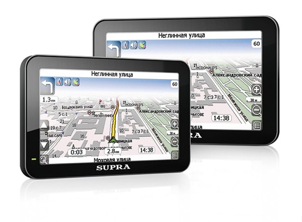 CD,MPEG4-плейер с навигацией  SUPRA SNP-507DT