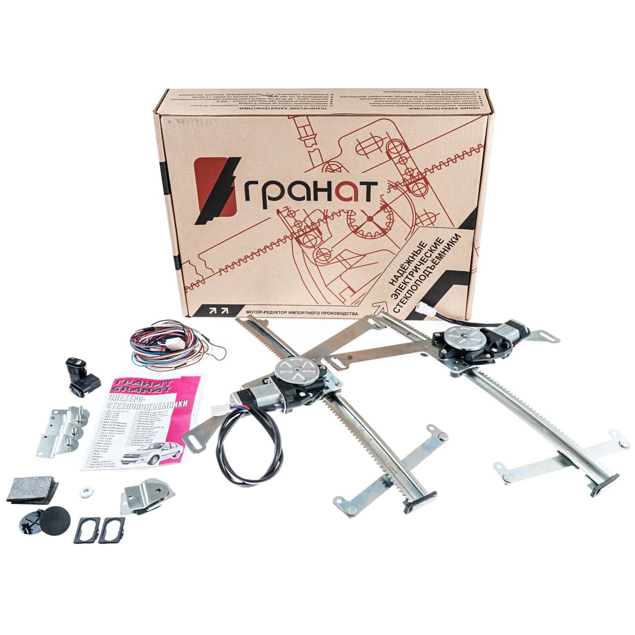 Стеклоподъемник ВАЗ Калина/Гранта Гранат перед.