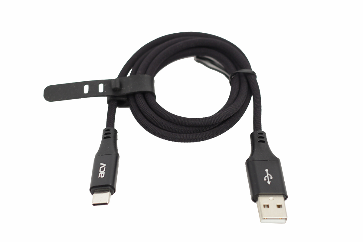 Кабель ACV USB->Кабель USB+Type-C /2.4A/1m