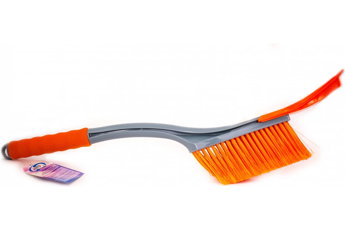AV-2113 Щетка со скребком с мягкой ручкой (55см)