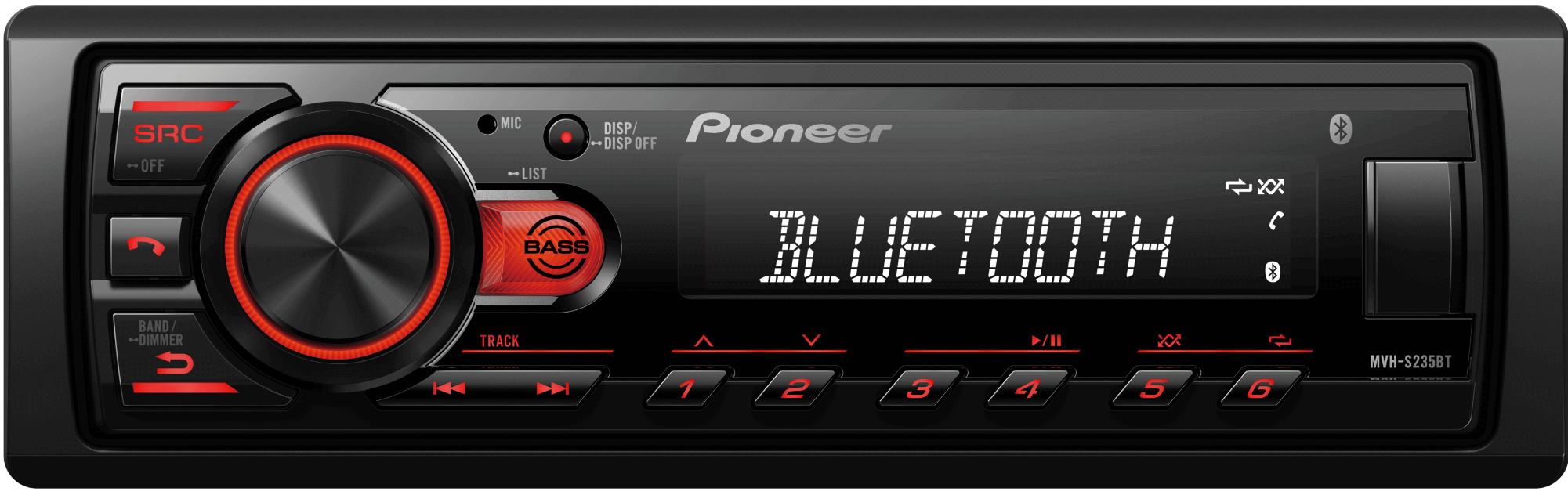 Автомагнитола PIONEER MVH-S235BT