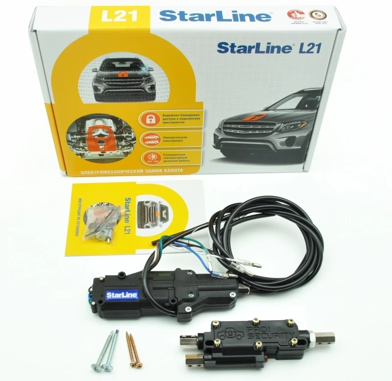 Электромеханический замок капота  StarLine L21