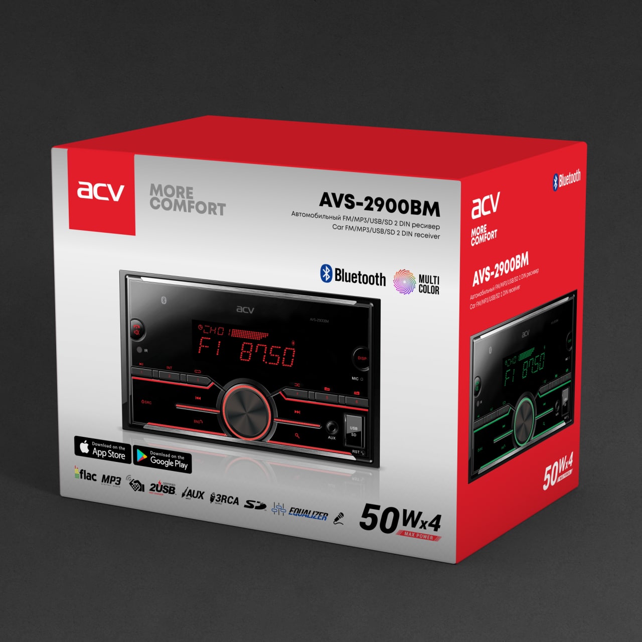 Автомагнитола ACV AVS-2900BM 2DIN