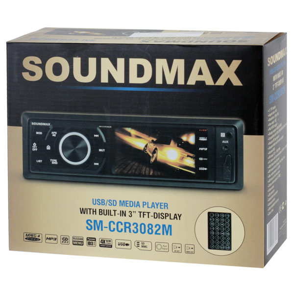 Автомагнитола SOUNDMAX SM-CCR3082M