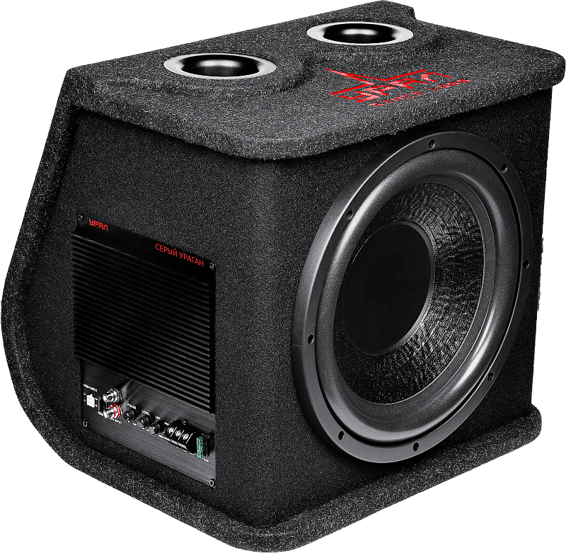 Сабвуфер УРАЛ АС-У12А СЕРЫЙ