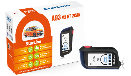 Автосигнализация STARLINE A93v3 BT 2CAN ECO