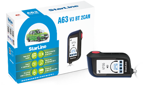Автосигнализация STARLINE A63v3 BT 2CAN ECO