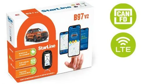 Автосигнализация STARLINE B97 V2 3CAN+FD+4LIN LTE