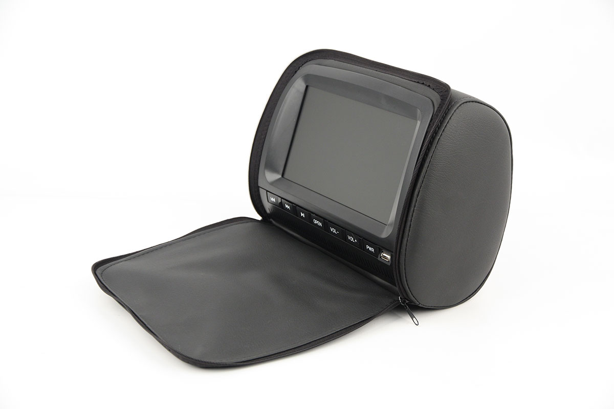 Подголовник с монит. и DVD ACV AVM609T серый (TOUCH SCREEN)