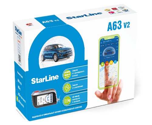 Автосигнализация STARLINE A63v2 GSM ECO