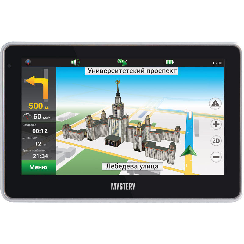 CD,MPEG4-плейер с навигацией MYSTERY MNS-440MP