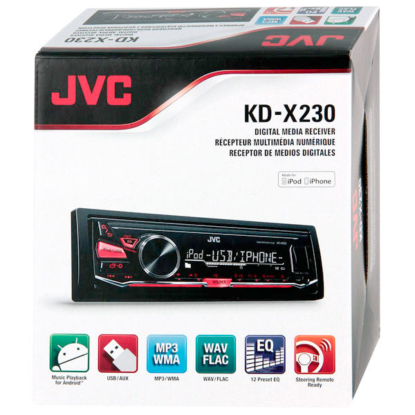 Автомагнитола JVC KD-X230
