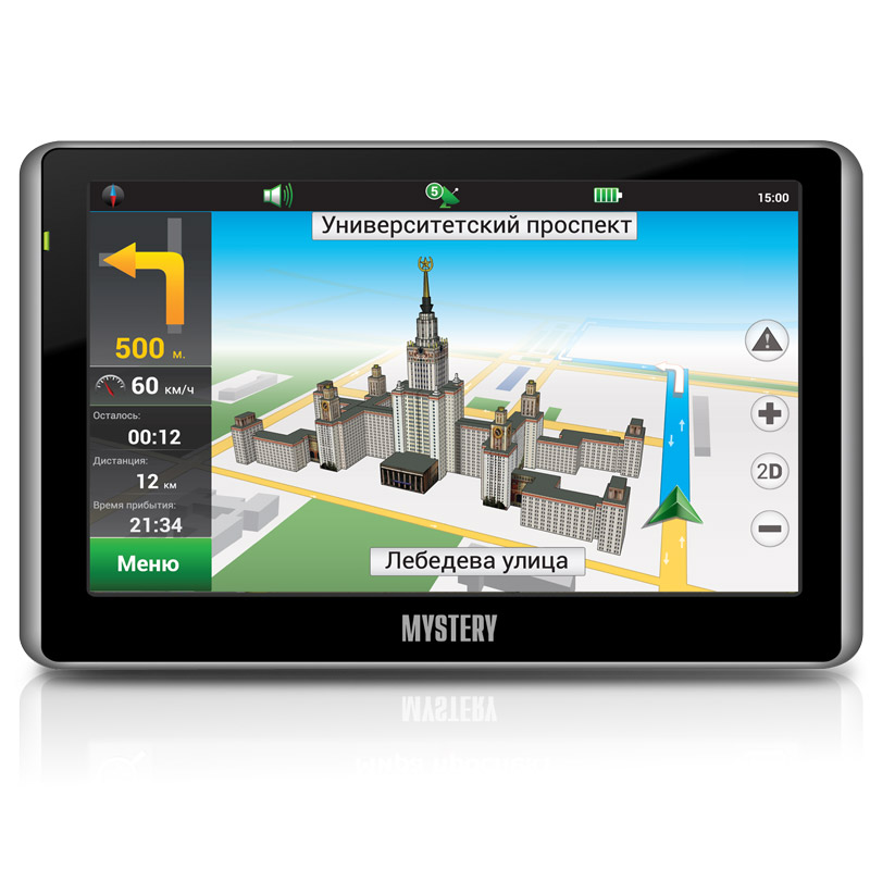 CD,MPEG4-плейер с навигацией MYSTERY MNS-410MP