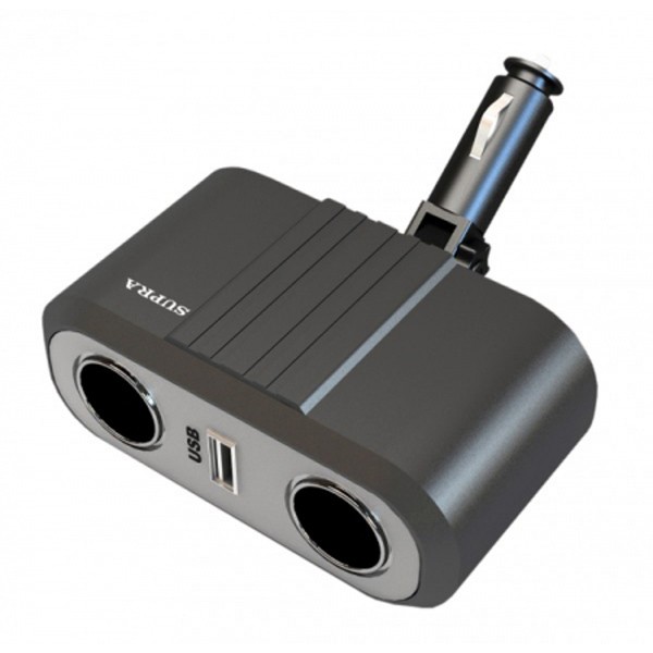 Разветвитель авто-прикуривателя SUPRA SCP 2-12U