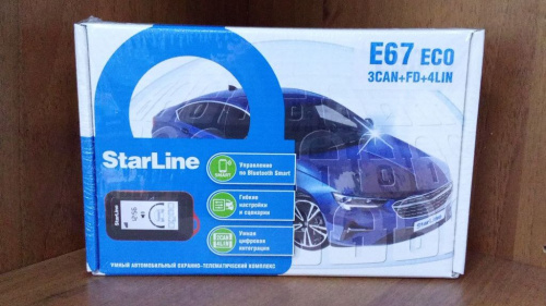 Автосигнализация STARLINE E67 BT ECO (3CAN+FD+4LIN)