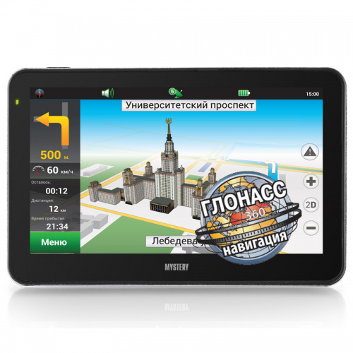 CD,MPEG4-плейер с навигацией MYSTERY MNS-550GN