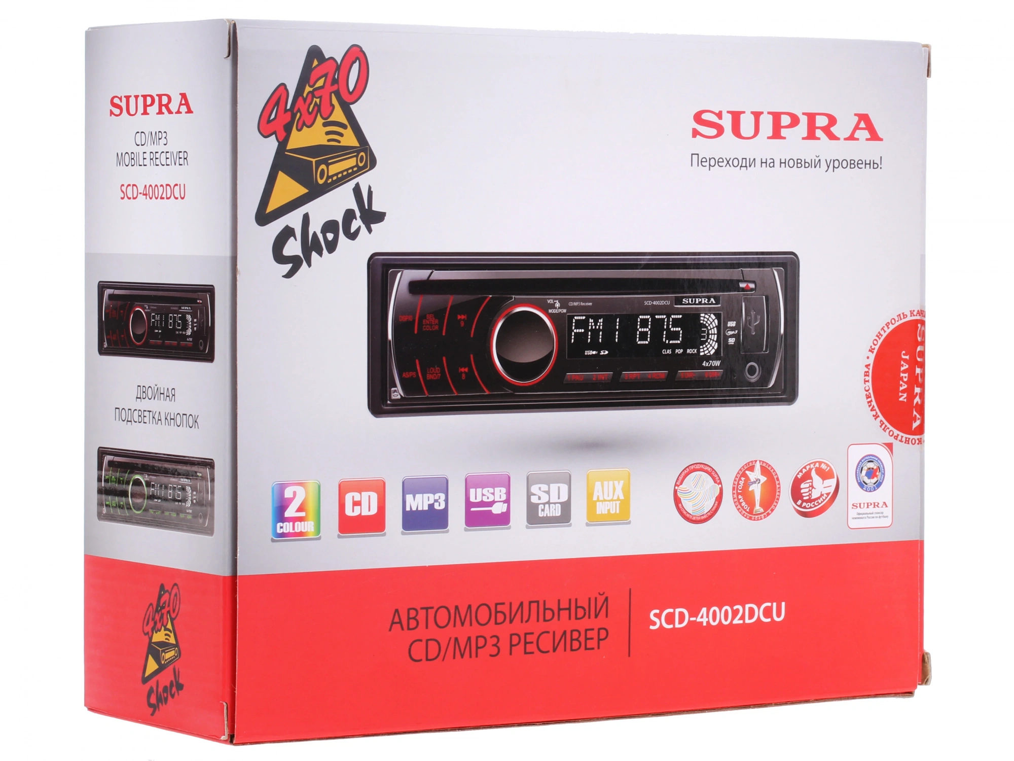 Автомагнитола SUPRA SCD-4002DCU