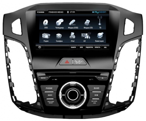 Автомагнитола штатная MyDean 7191 для Ford Focus 3