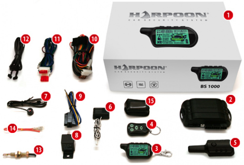Автосигнализация HARPOON BS 1000