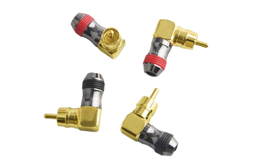 Разъем RCA угловой URAL RC-DB02(4 шт)