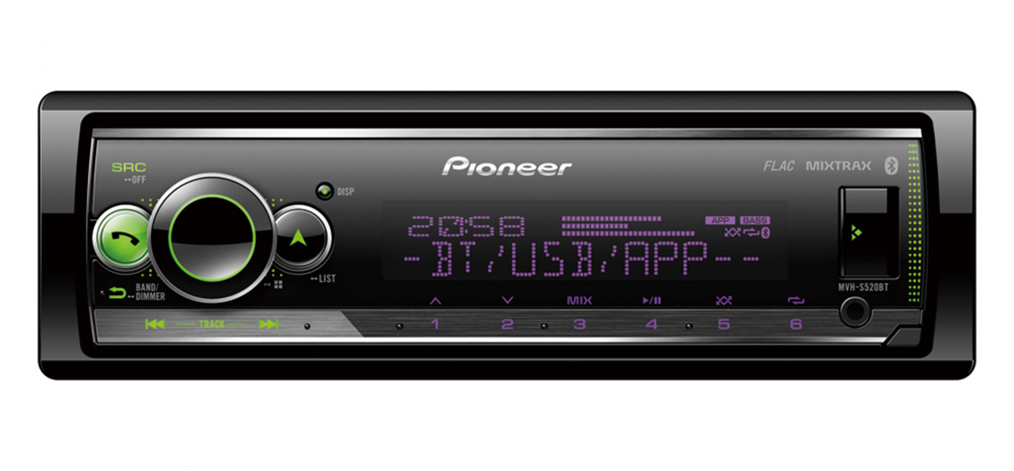 Автомагнитола PIONEER MVH-S520BT