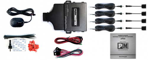 Датчик парковки PARK MASTER U-4-A-Black