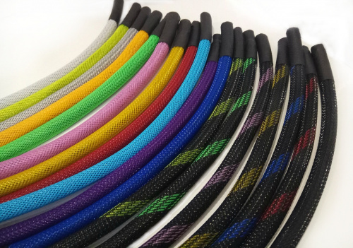 Защитная оплетка "змеиная кожа" SS-15 (10м) черный