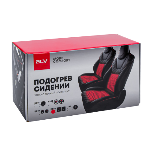 ACV HS-04P Подогрев сидений на 2 места квадратные