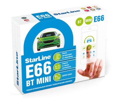Автосигнализация STARLINE E66 BT MINI