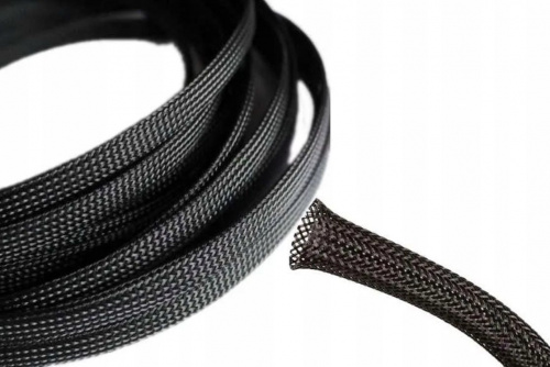 Защитная оплетка "змеиная кожа" SS-5 (15м) черн.